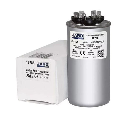 Round Dual Run Capacitor 40+5uf MFD 440 Volt VAC
