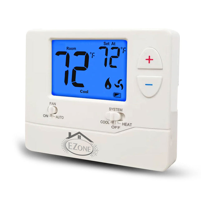 Digital Wall Electronic Non Programmable Single Thermostat 701 Heat / Cool