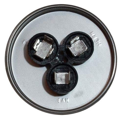 JARD 80 + 5 uF x 370 or 440 VAC - # 12801 Round Dual Run Capacitor