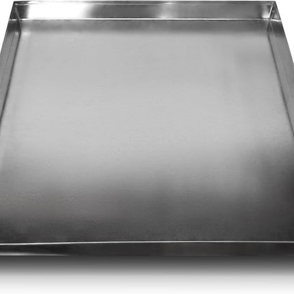 26GA Galvanized Drain Pan W/O Hole-Rust-Free Made for Electric Water Heater & Air Conditioning Units Protects Floor From Water Damage, Easy to Install- 26"x26"x2"