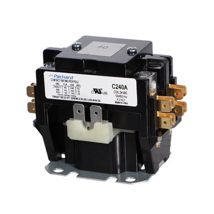 Packard C240A Packard Contactor 2 Pole 40 Amps 24 Coil Voltage