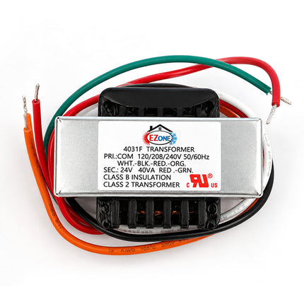 Control Transformer 40VA, Primary 120, 208, 240V Secondary 24V, HV